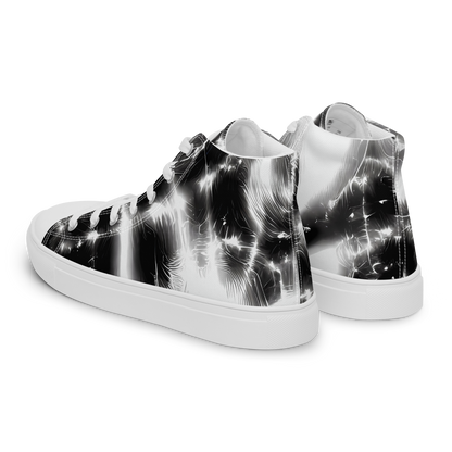 Women's High Top Canvas Shoes - Electric Nightfall