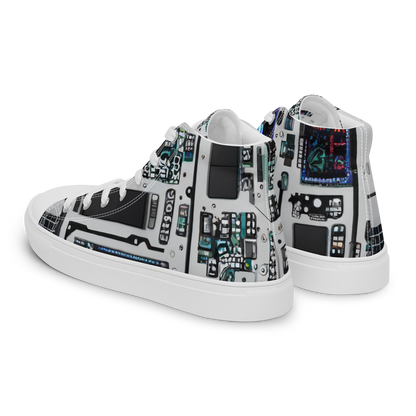 Women's High Top Canvas Shoes - Wired Wonders