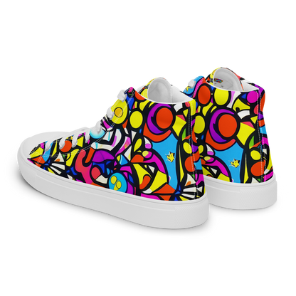 Women's High Top Canvas Shoes - Eclectic Fantasy