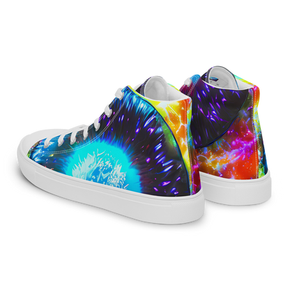 Women's High Top Canvas Shoes - Vriesian Vortex