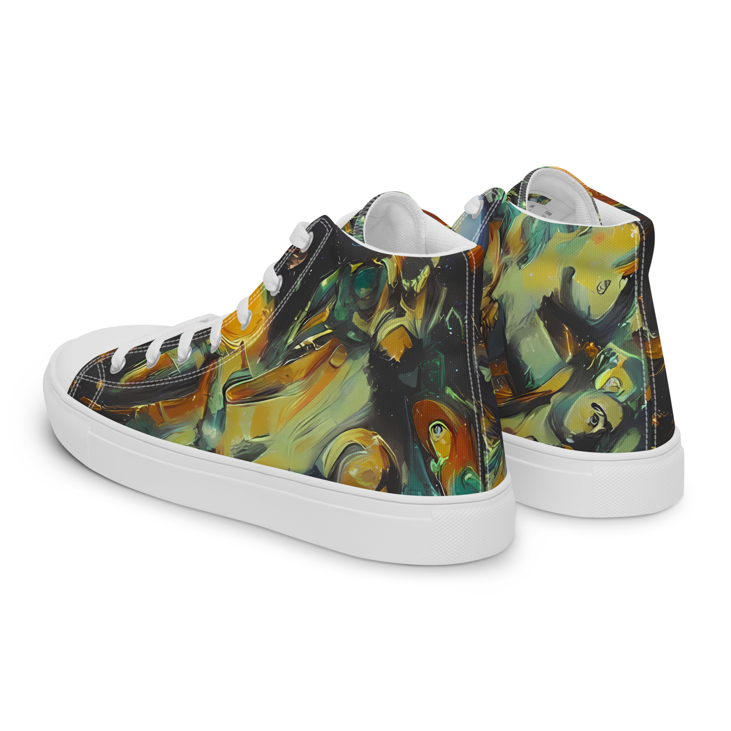 Men's High Top Canvas Shoes - Menzel's Maelstrom
