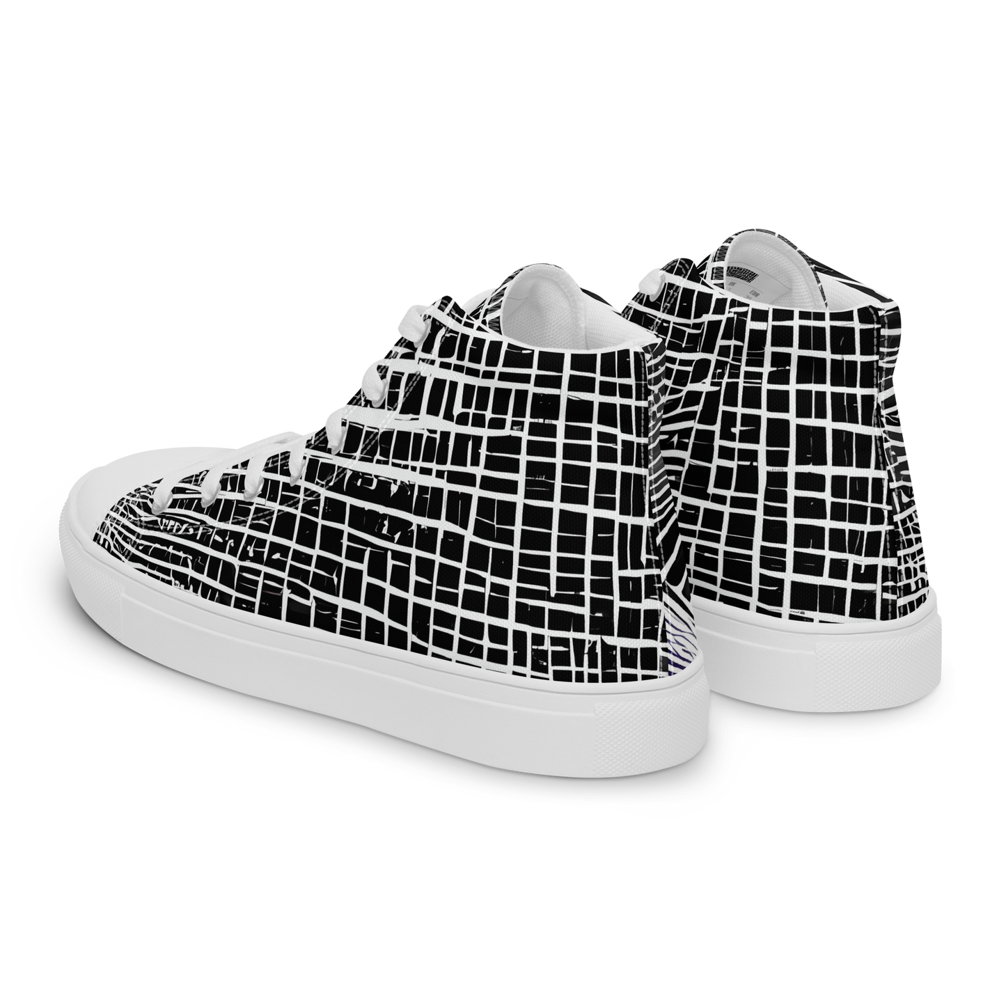 Men's High Top Canvas Shoes - Urban Pulse