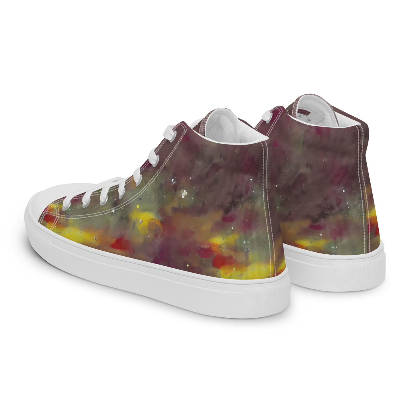 Women's High Top Canvas Shoes - Whispers of Autumn