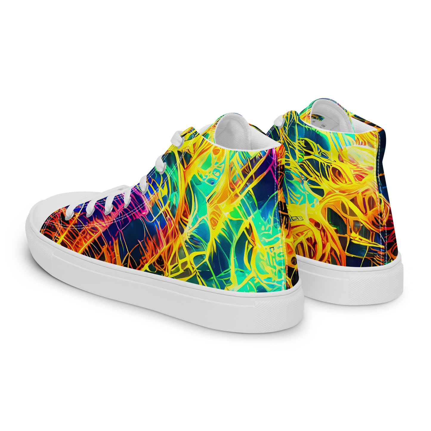 Women's High Top Canvas Shoes - Kapp's Kaleidoscope