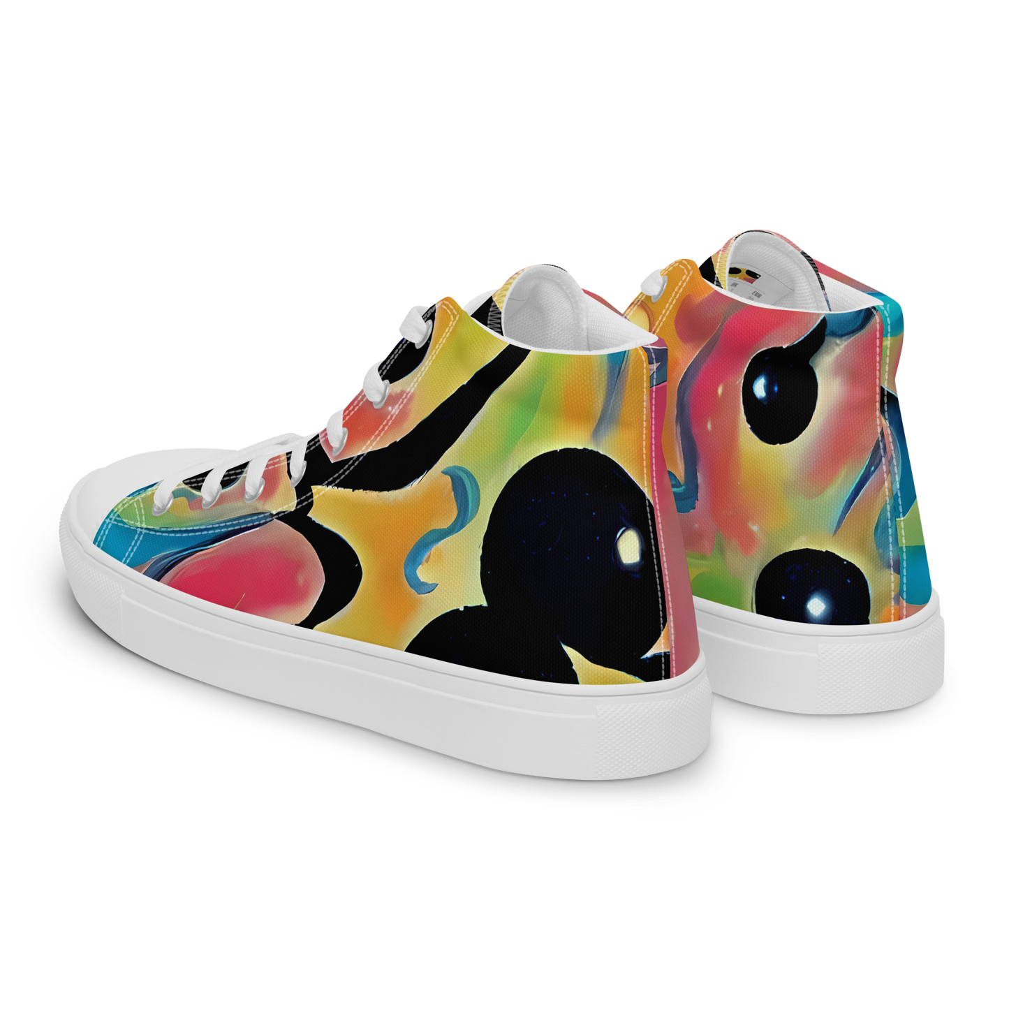 Men's High Top Canvas Shoes - Midday Mirage