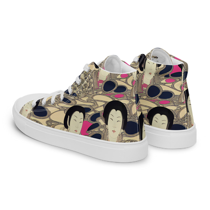 Women's High Top Canvas Shoes - Timeless Reverie