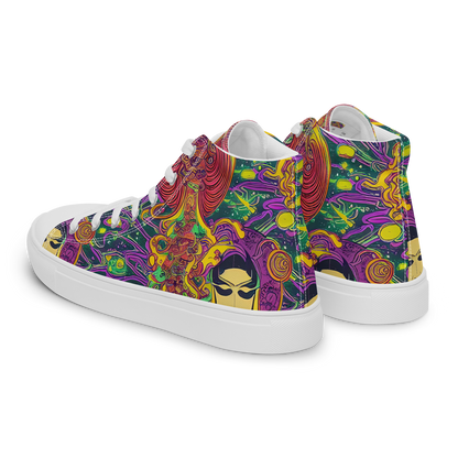 Women's High Top Canvas Shoes - Odyssey in Color
