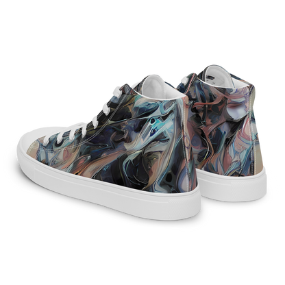 Women's High Top Canvas Shoes - Daydream Cascade