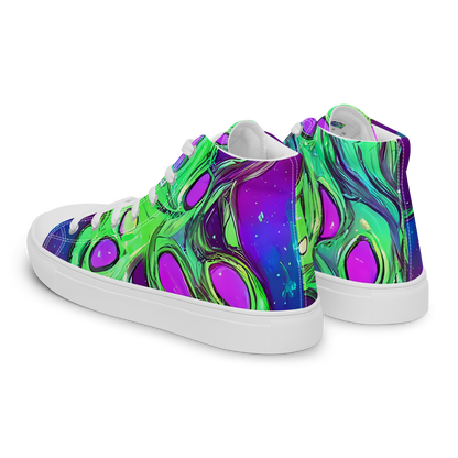 Women's High Top Canvas Shoes - Funky Mutation