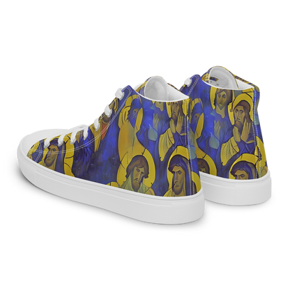 Women's High Top Canvas Shoes - Divine Reverie