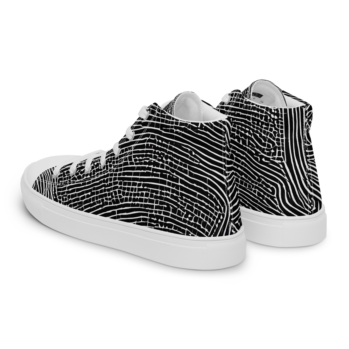 Men's High Top Canvas Shoes - Zenith Stripes