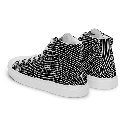 Men's High Top Canvas Shoes - Zenith Stripes