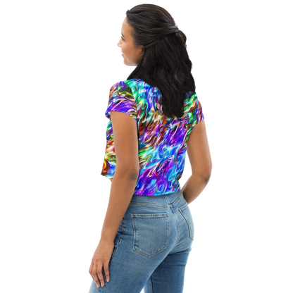 Women's Crop Tee - Faini Whirlwind