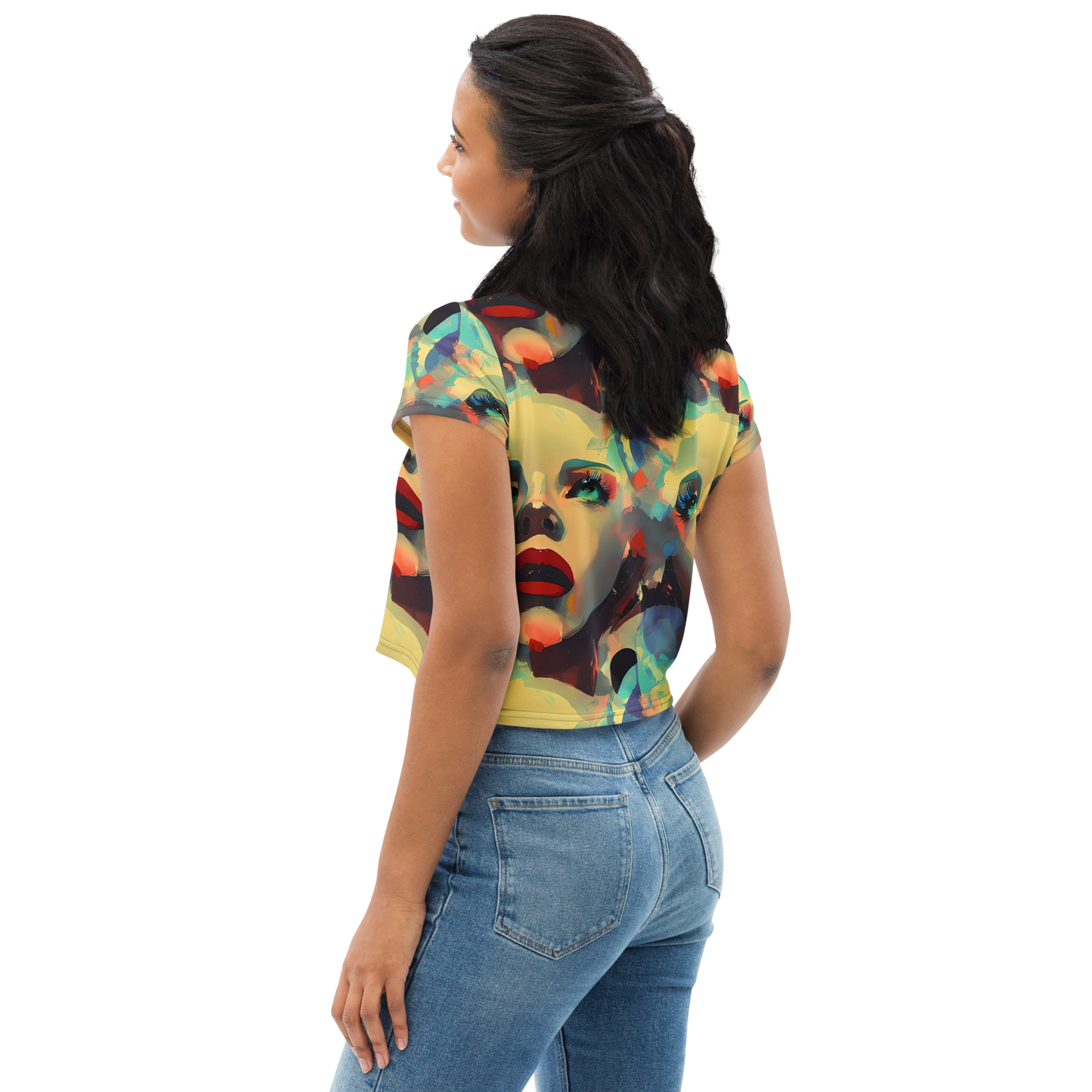 Women's Crop Tee - Astral Reflections