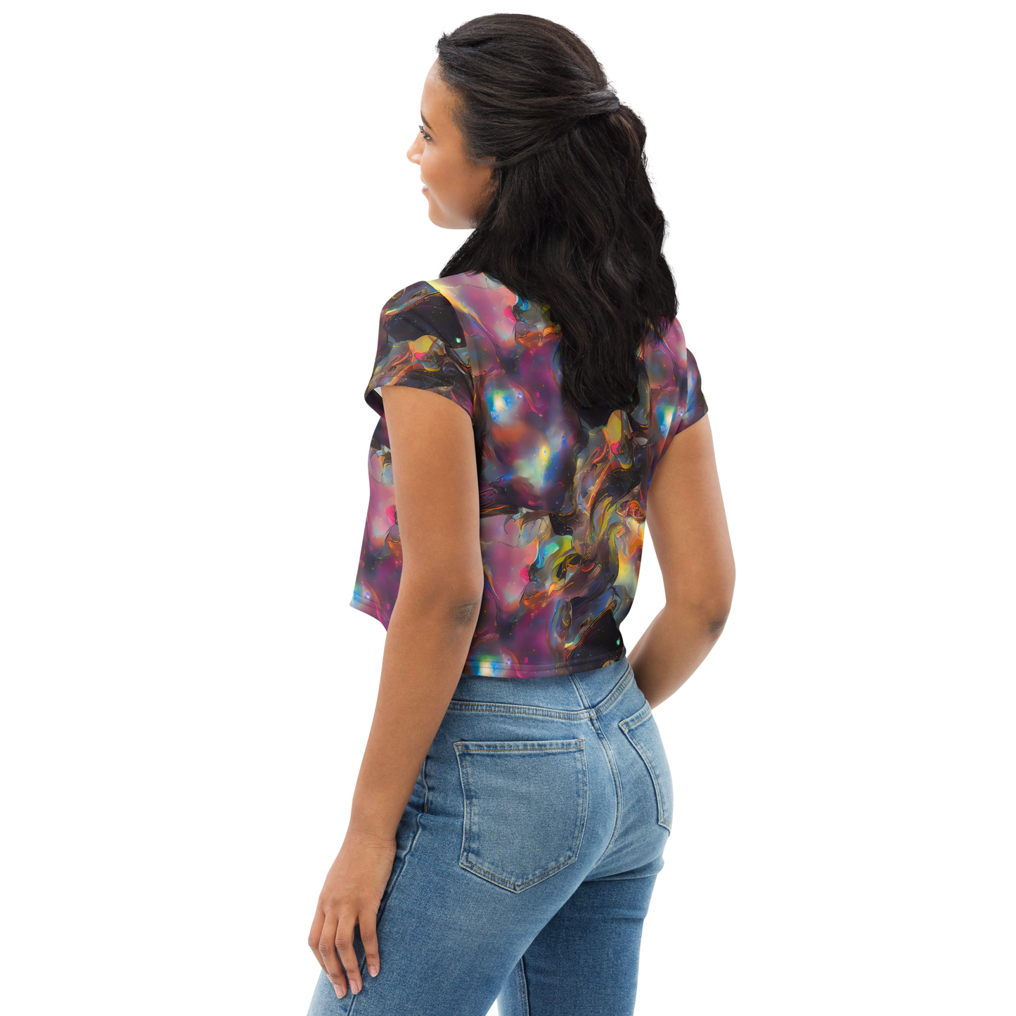 Women's Crop Tee - Cosmic Fusion