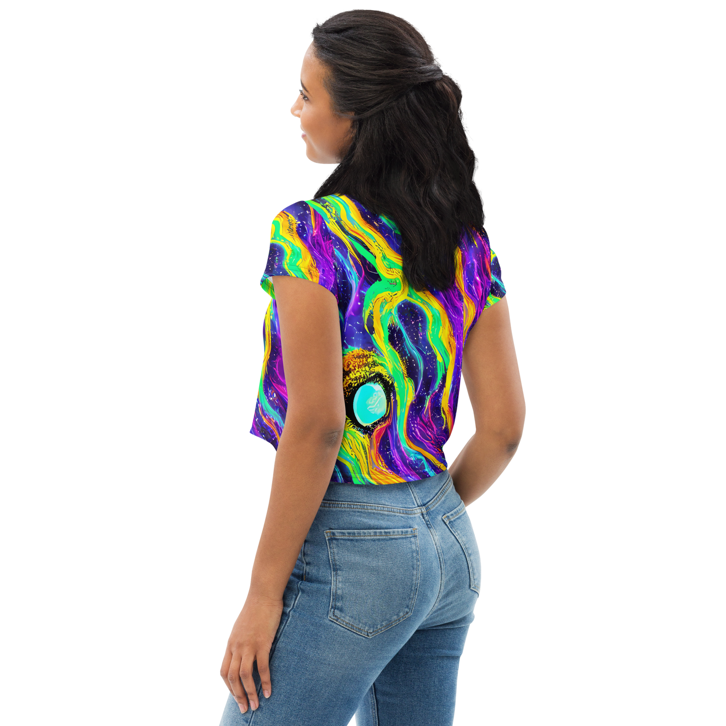 Women's Crop Tee - Jackson Swirl