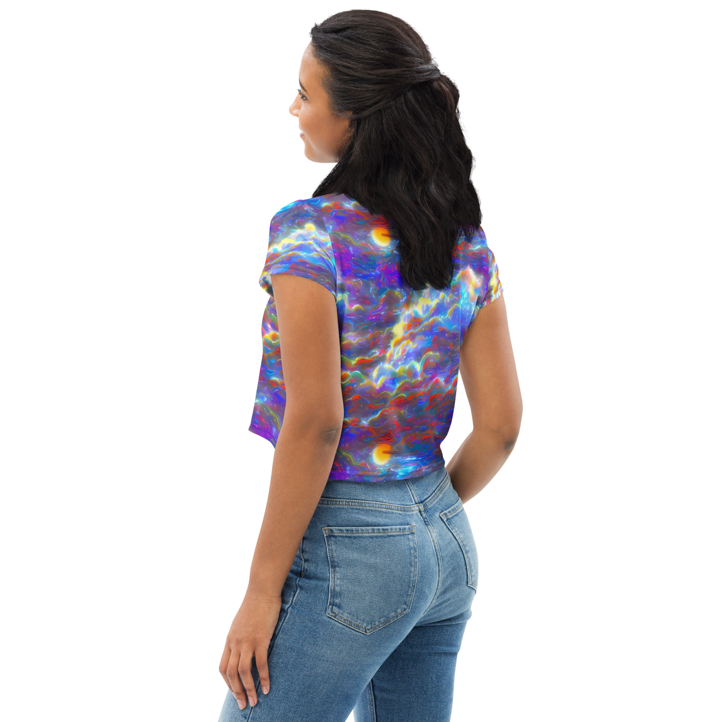 Women's Crop Tee - Orion Ripple