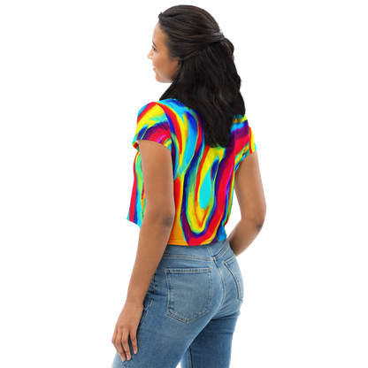 Women's Crop Tee - Stael Swirls