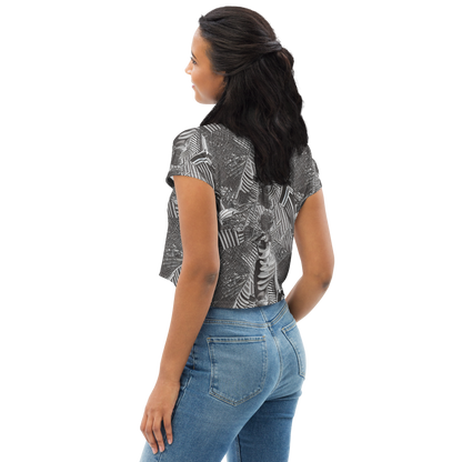 Women's Crop Tee - Piranesi's Web