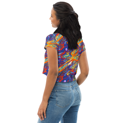 Women's Crop Tee - Galactic Ember