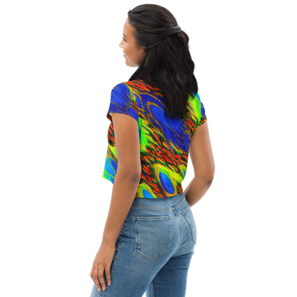 Women's Crop Tee - Hodgkin's Blaze