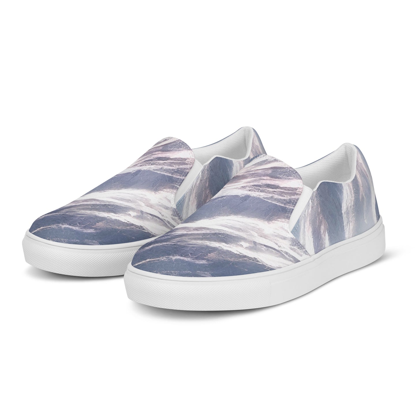 Women's Slip-On Canvas Shoes - Frosted Zenith