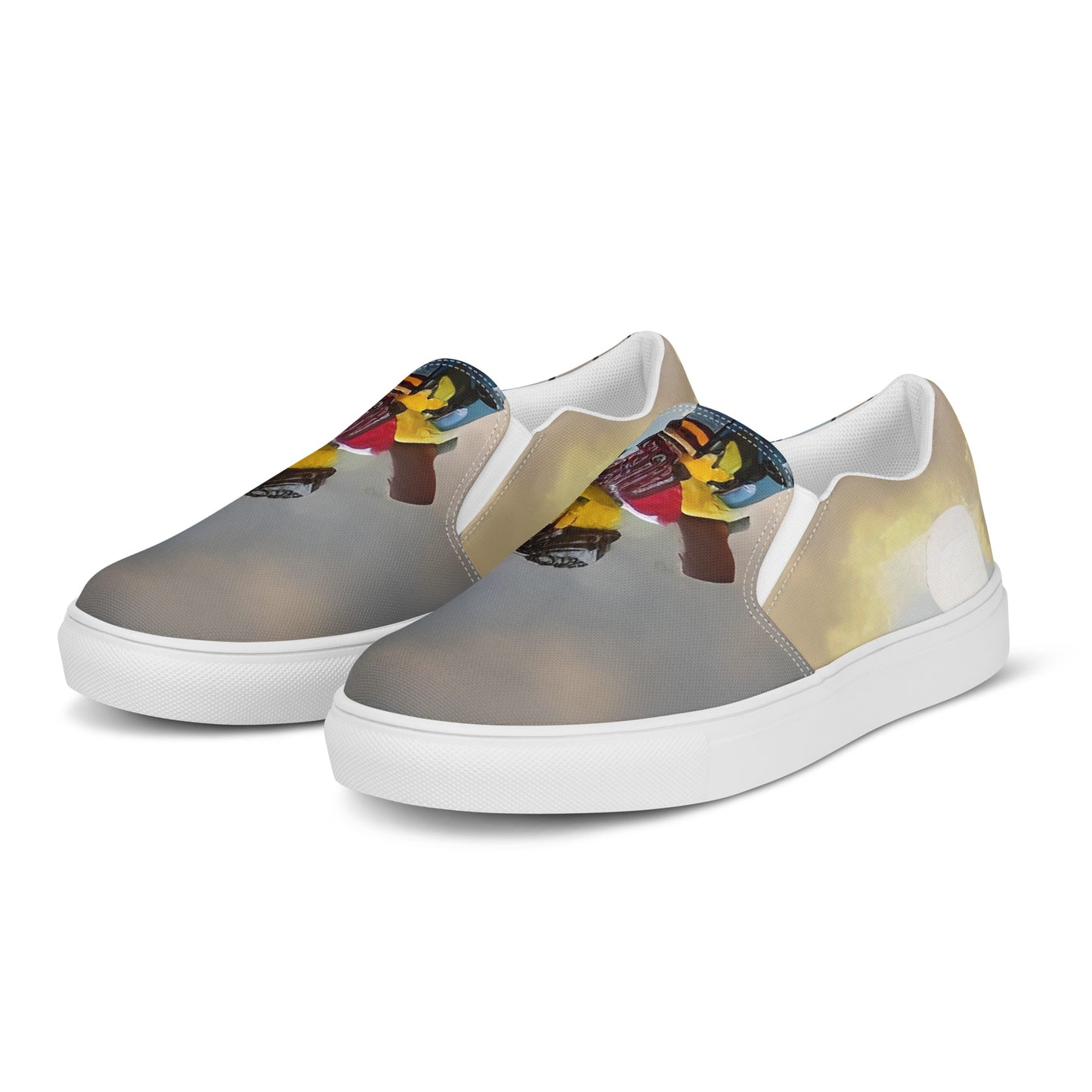 Women's Slip-On Canvas Shoes - Skyward Adventure