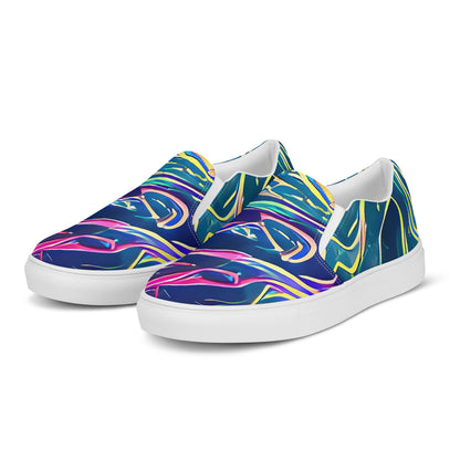 Men's Slip-On Canvas Shoes - Optic Tempest