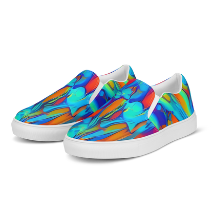 Men's Slip-On Canvas Shoes - Vivid Virtuoso