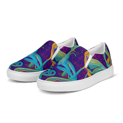 Women's Slip-On Canvas Shoes - Etherial Entwine