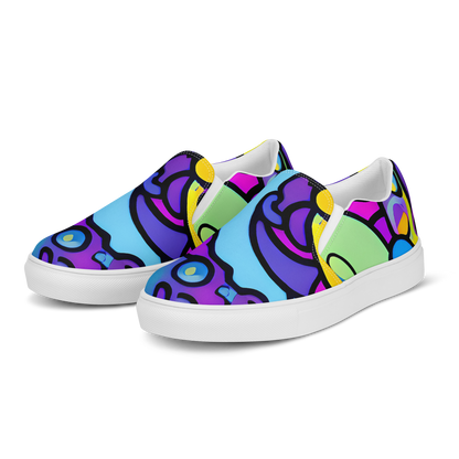 Men's Slip-On Canvas Shoes - Radiant Lagoon