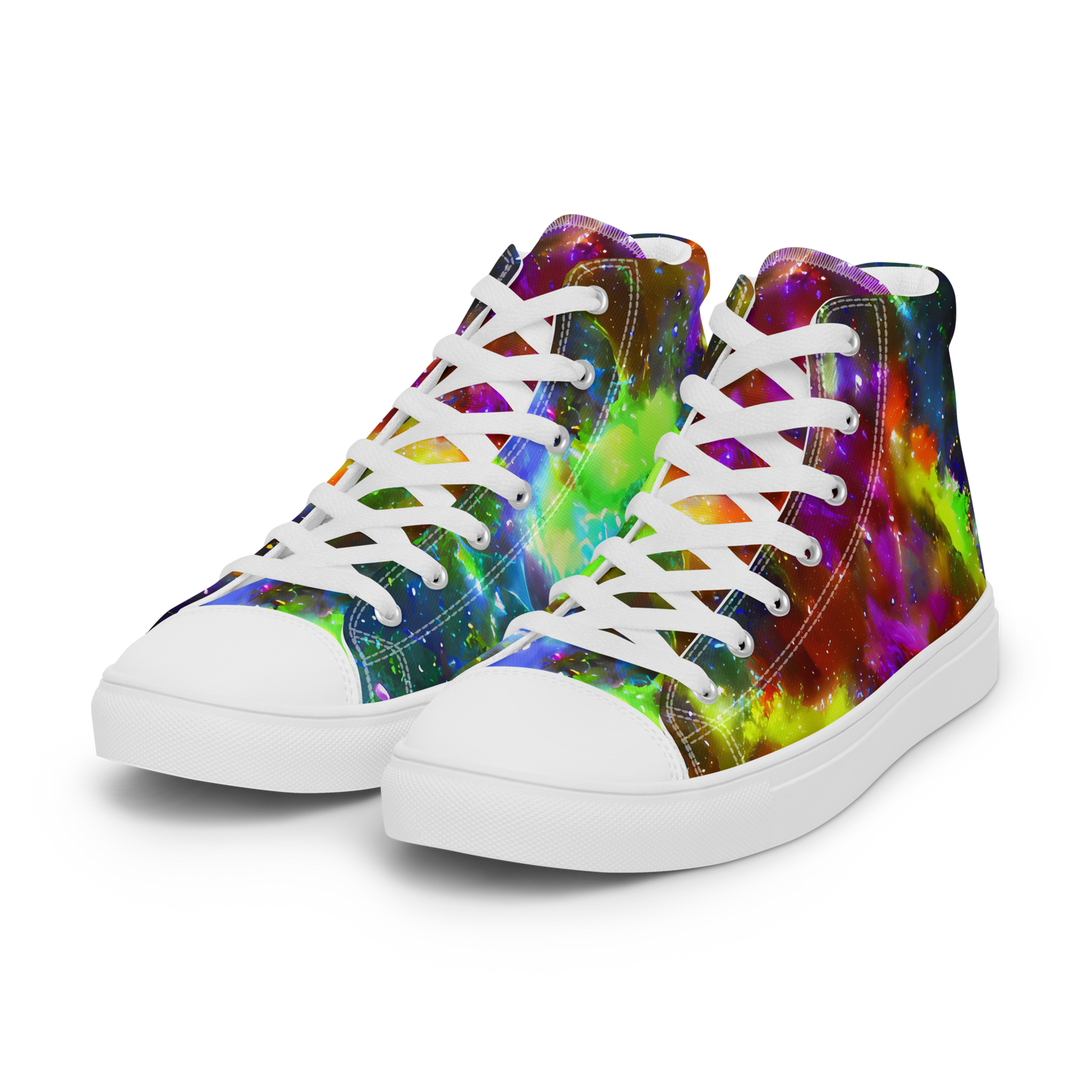Men's High Top Canvas Shoes - Neer Nebula