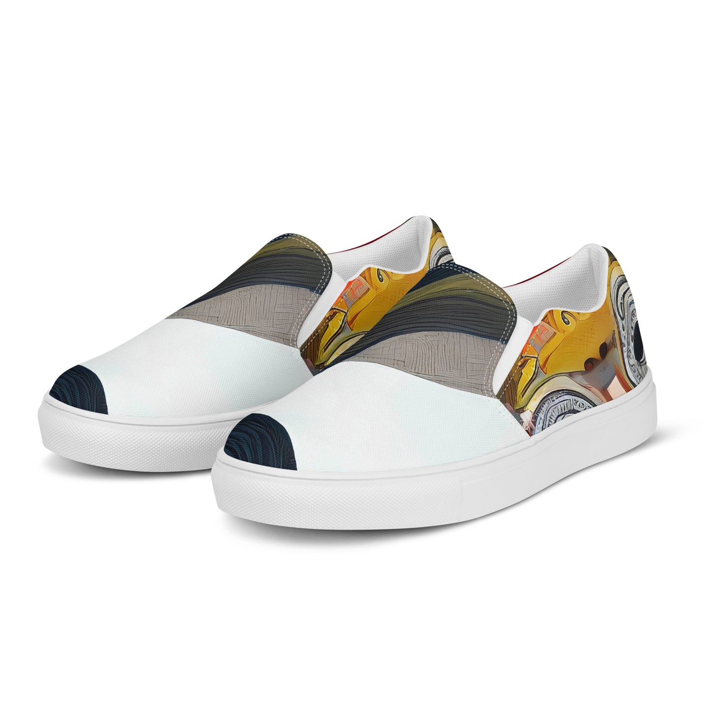 Women's Slip-On Canvas Shoes - Analog Dreams