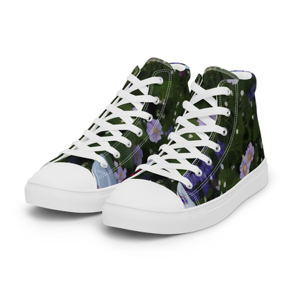 Women's High Top Canvas Shoes - Hip, Sharp Focus, Beautiful