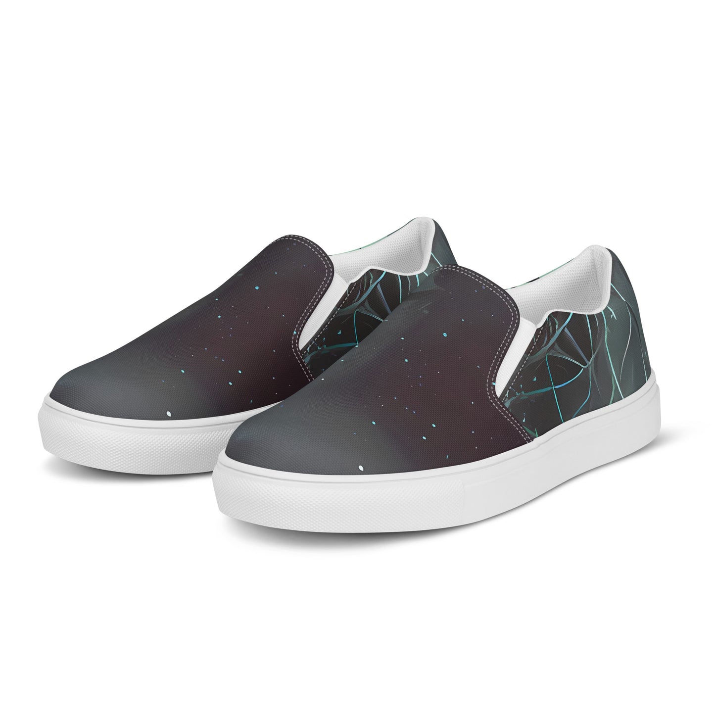 Men's Slip-On Canvas Shoes - Abyssal Whisper