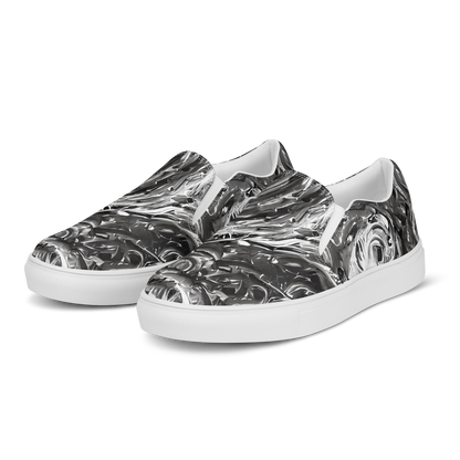 Men's Slip-On Canvas Shoes - Nebulous Night