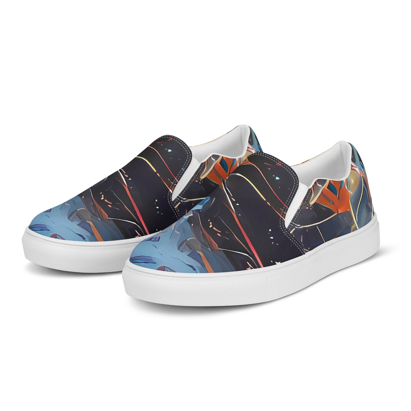 Men's Slip-On Canvas Shoes - Neo-Splash Labyrinth