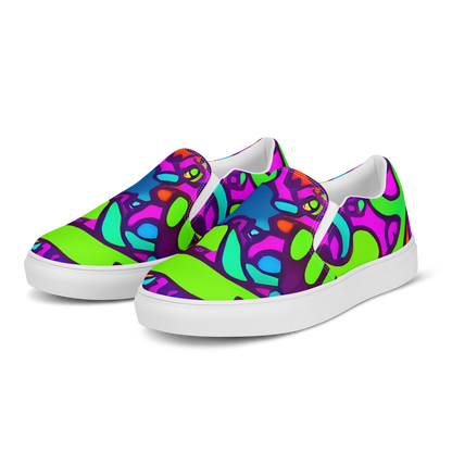 Men's Slip-On Canvas Shoes - Funky Vortex