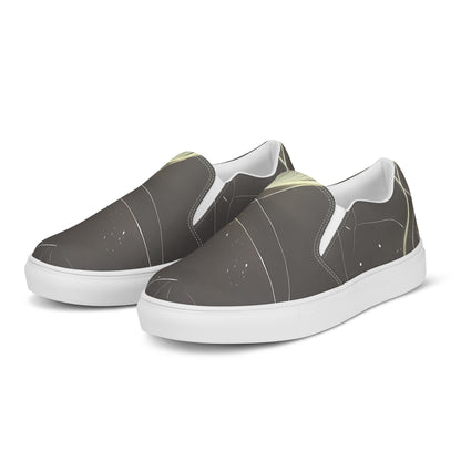 Men's Slip-On Canvas Shoes - Nebula Veins