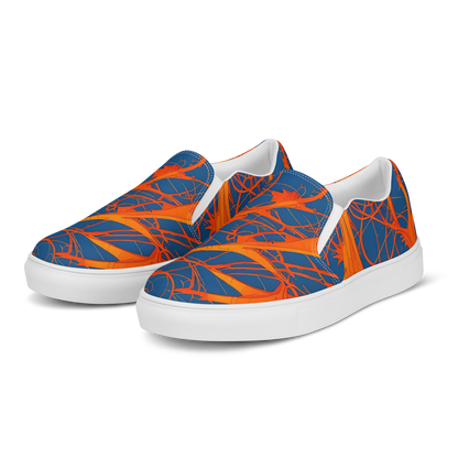 Men's Slip-On Canvas Shoes - Nautical Ember