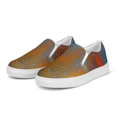 Women's Slip-On Canvas Shoes - Asterglow Veil