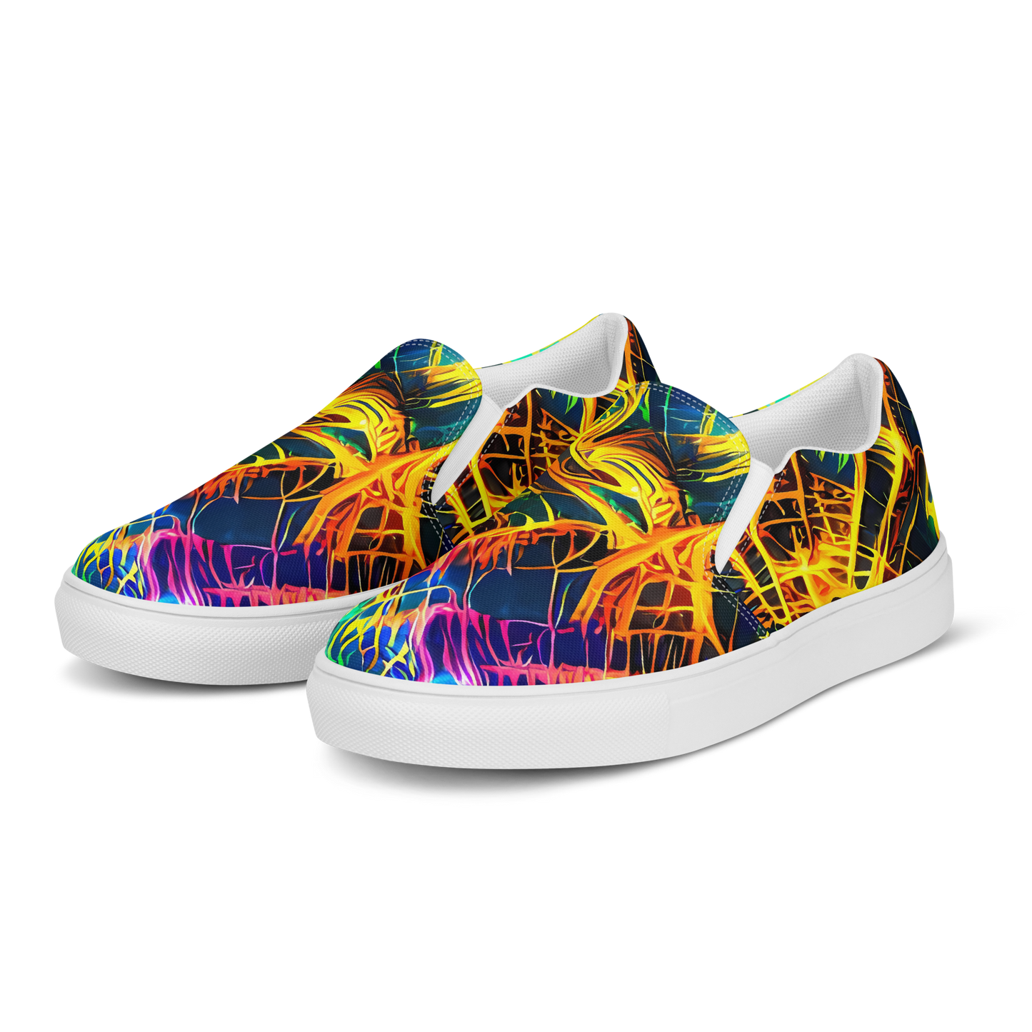 Men's Slip-On Canvas Shoes - Kapp's Kaleidoscope