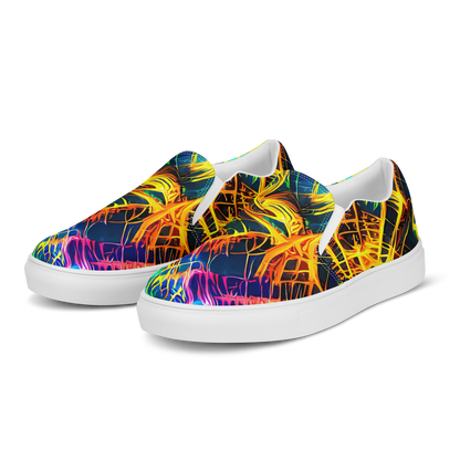 Men's Slip-On Canvas Shoes - Kapp's Kaleidoscope