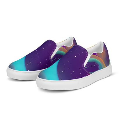 Women's Slip-On Canvas Shoes - Dreamscape Twine