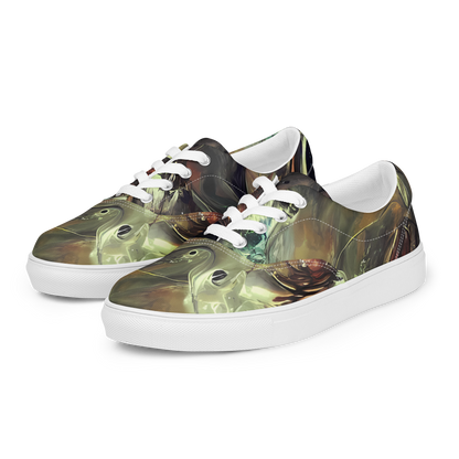 Women's Lace-Up Canvas Shoes - Chaos Crescendo