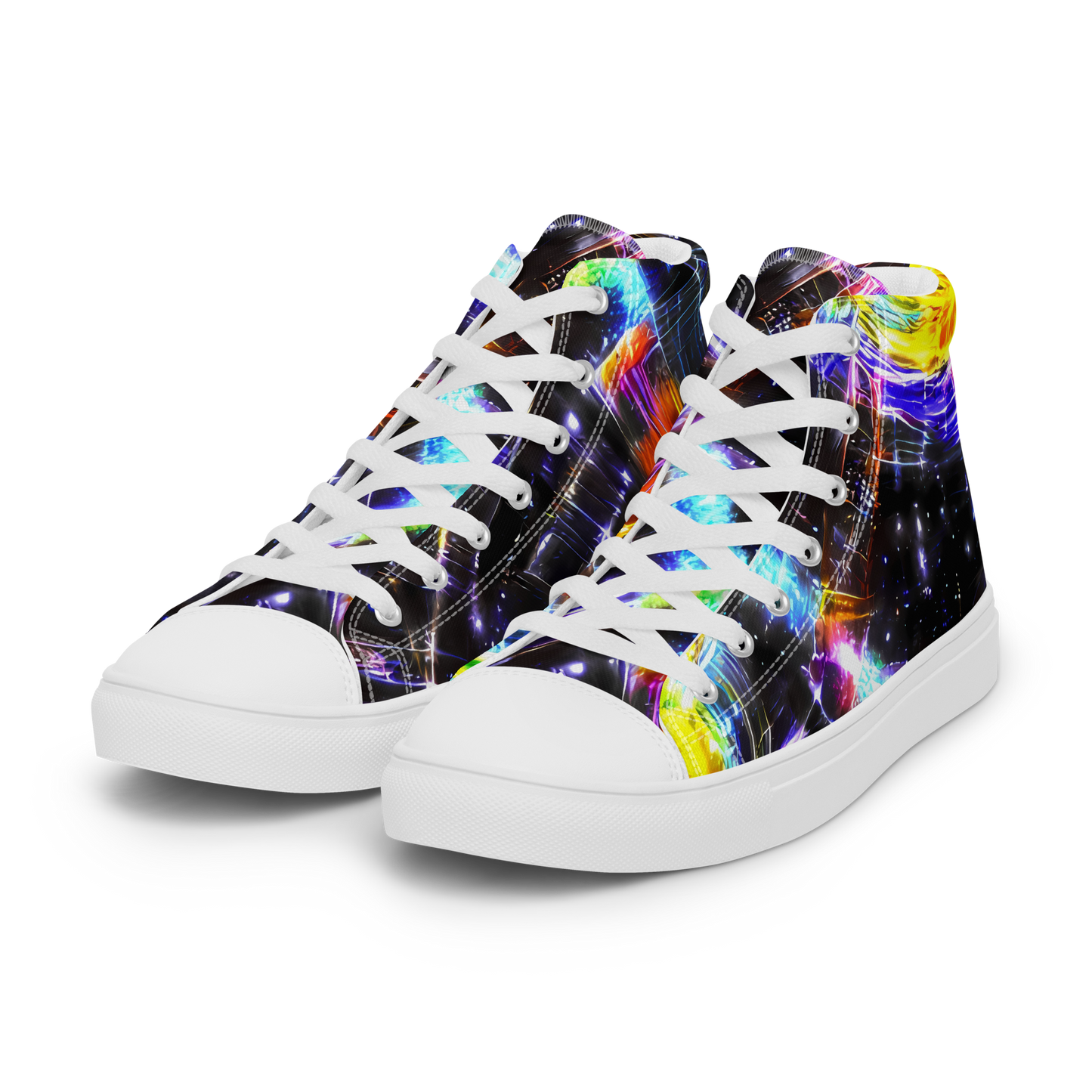 Men's High Top Canvas Shoes - Hirschl's Vortex