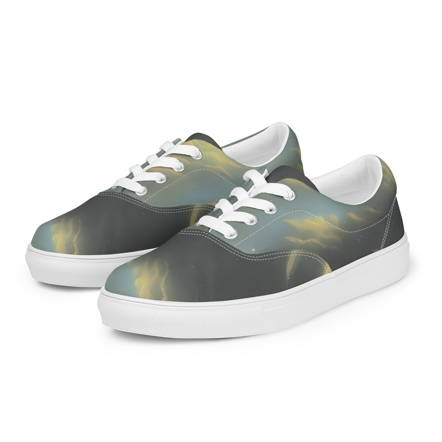 Women's Lace-Up Canvas Shoes - Dreamy Ascent