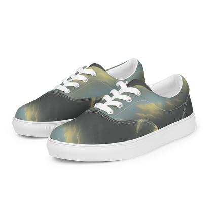 Women's Lace-Up Canvas Shoes - Dreamy Ascent