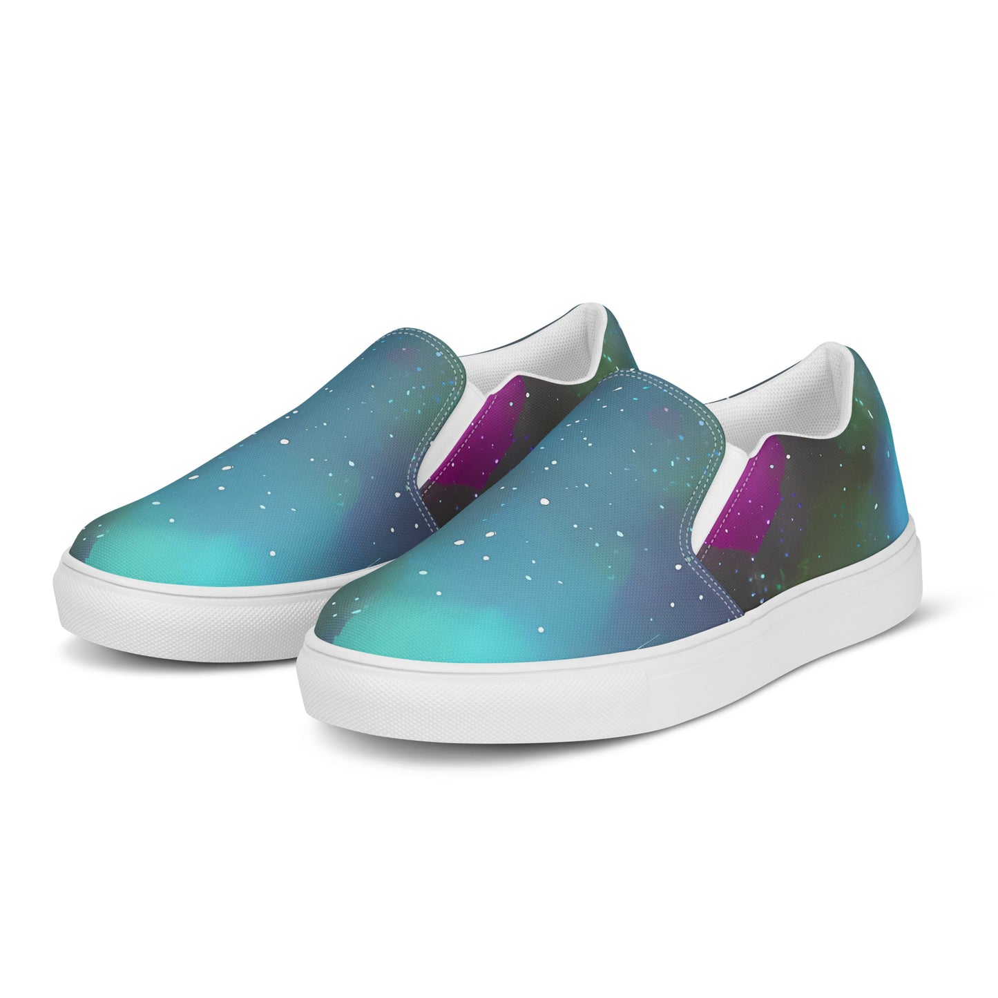 Women's Slip-On Canvas Shoes - Interstellar Haze