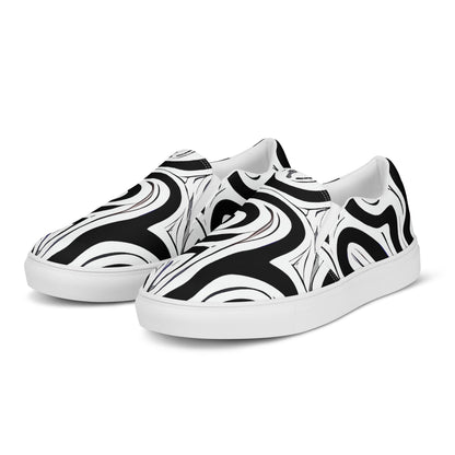 Women's Slip-On Canvas Shoes - Inked Dreams